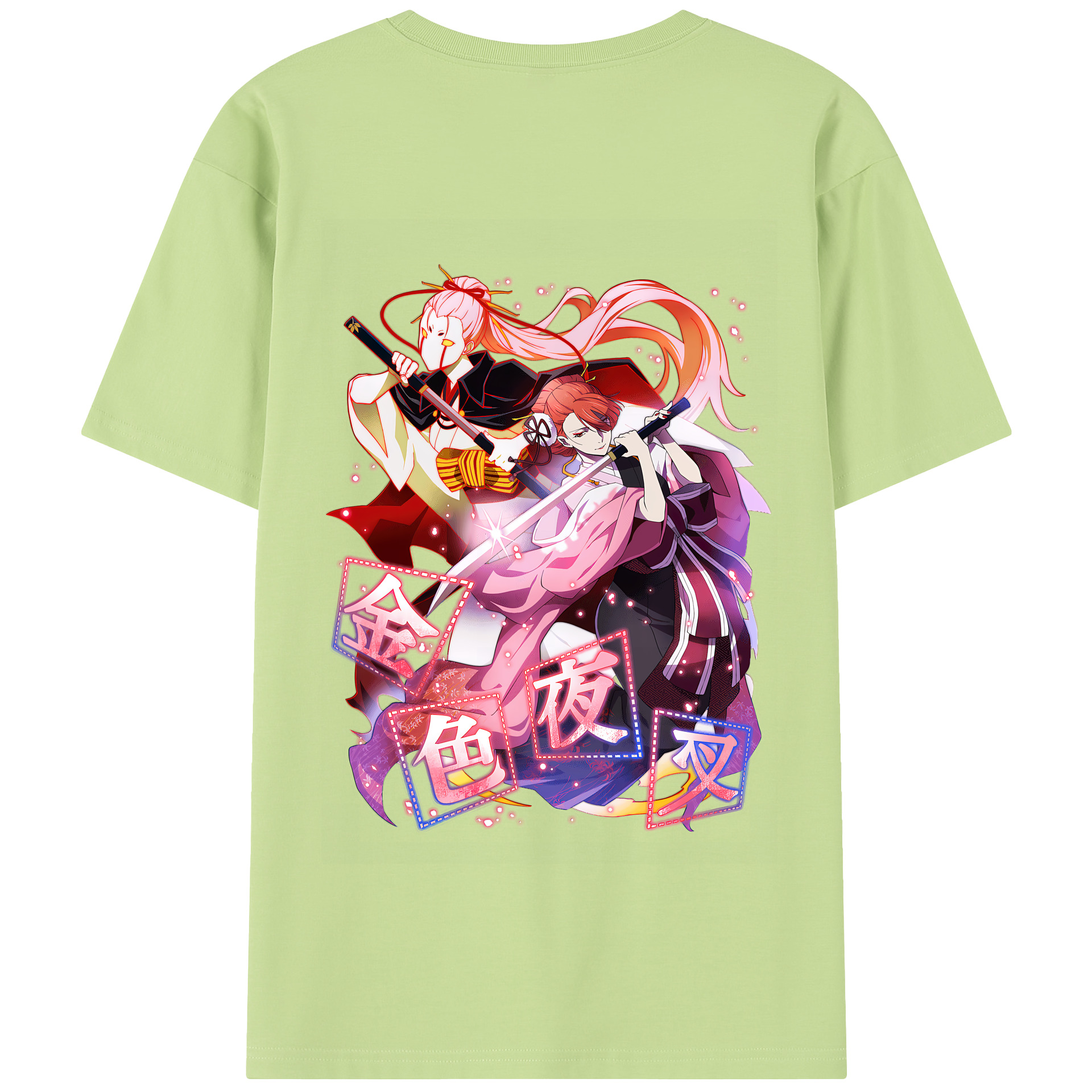 （画像用） 文豪ストレイドッグス Bungo Stray Dogs 綿100％半袖Tシャツ（背面プリント）